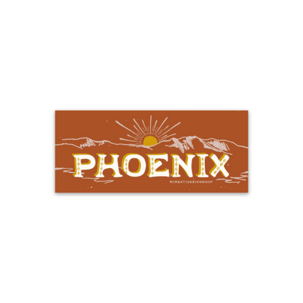 Phoenix Sunrise Vinyl Sticker