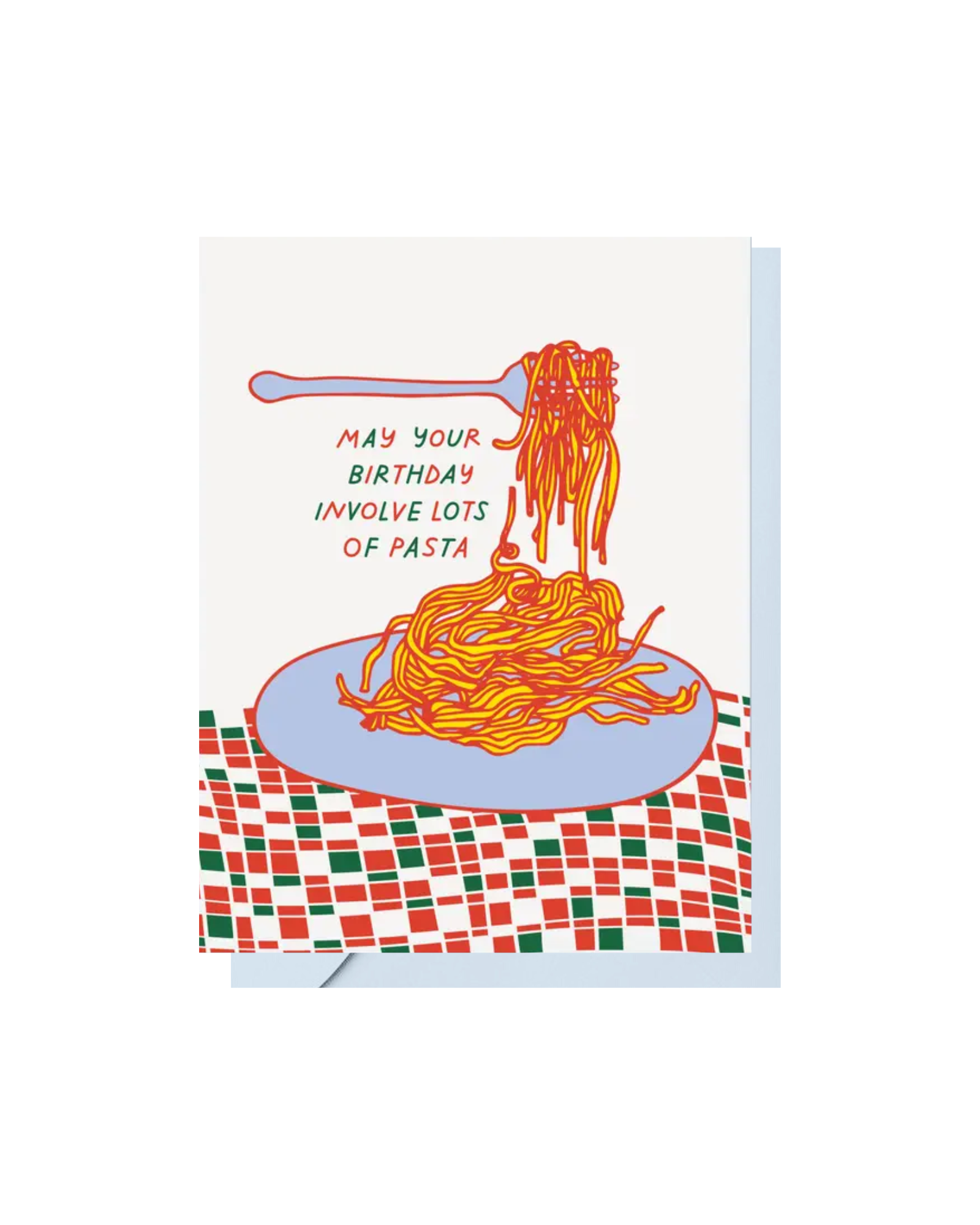 Pasta Birthday Greeting Card