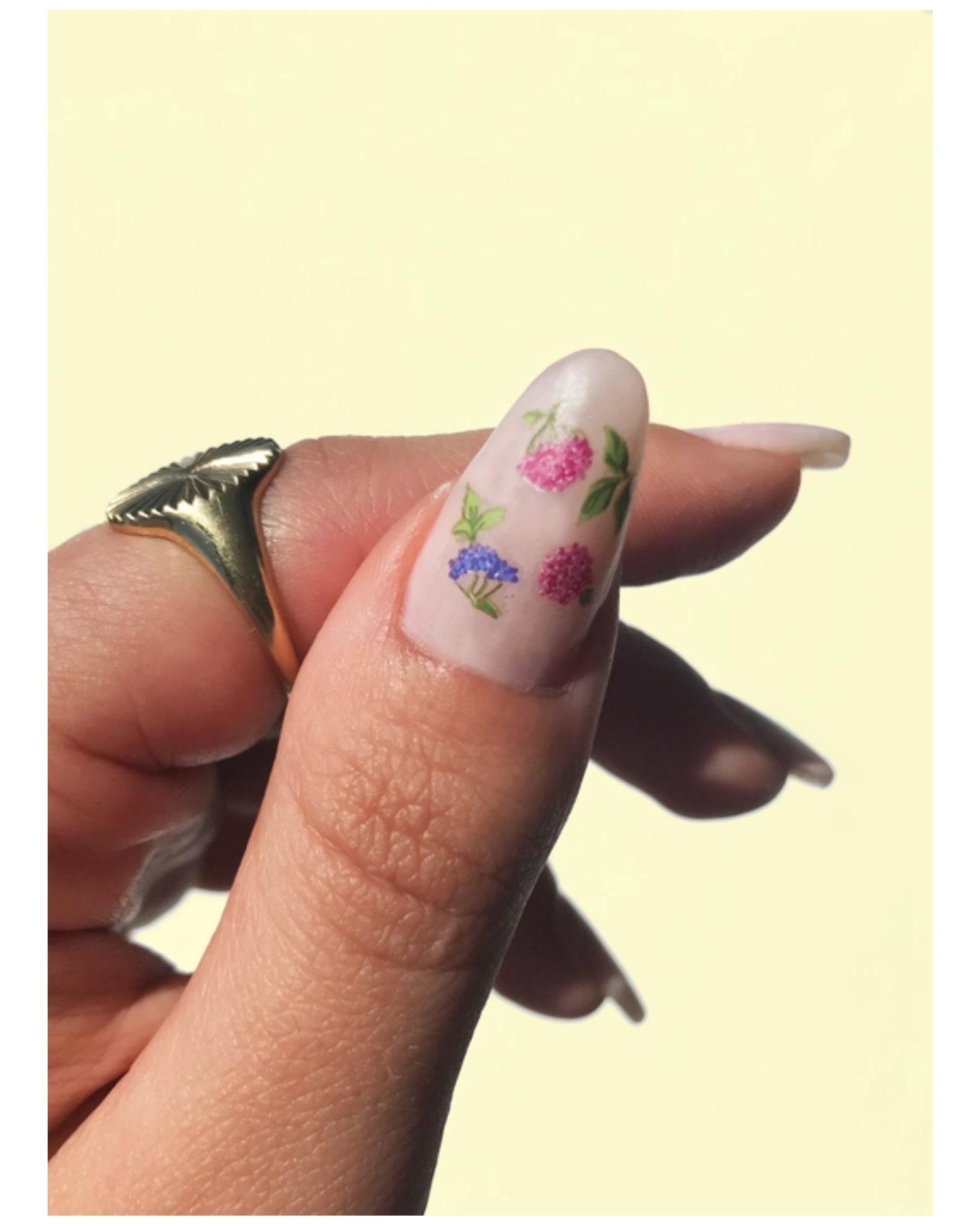 Pink Pony Nail Art Stickers