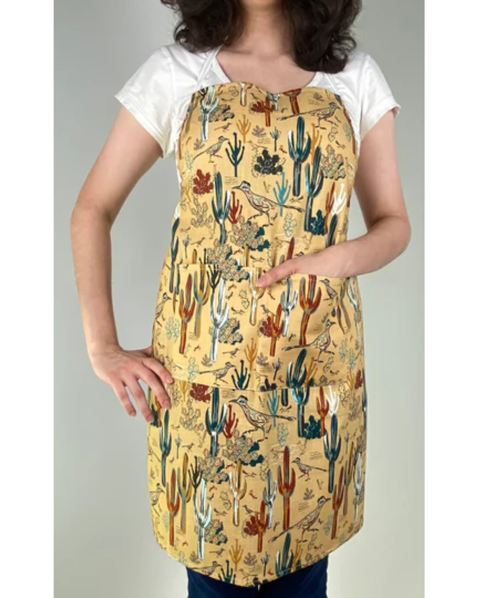 Roadrunner's Quest Cotton Apron