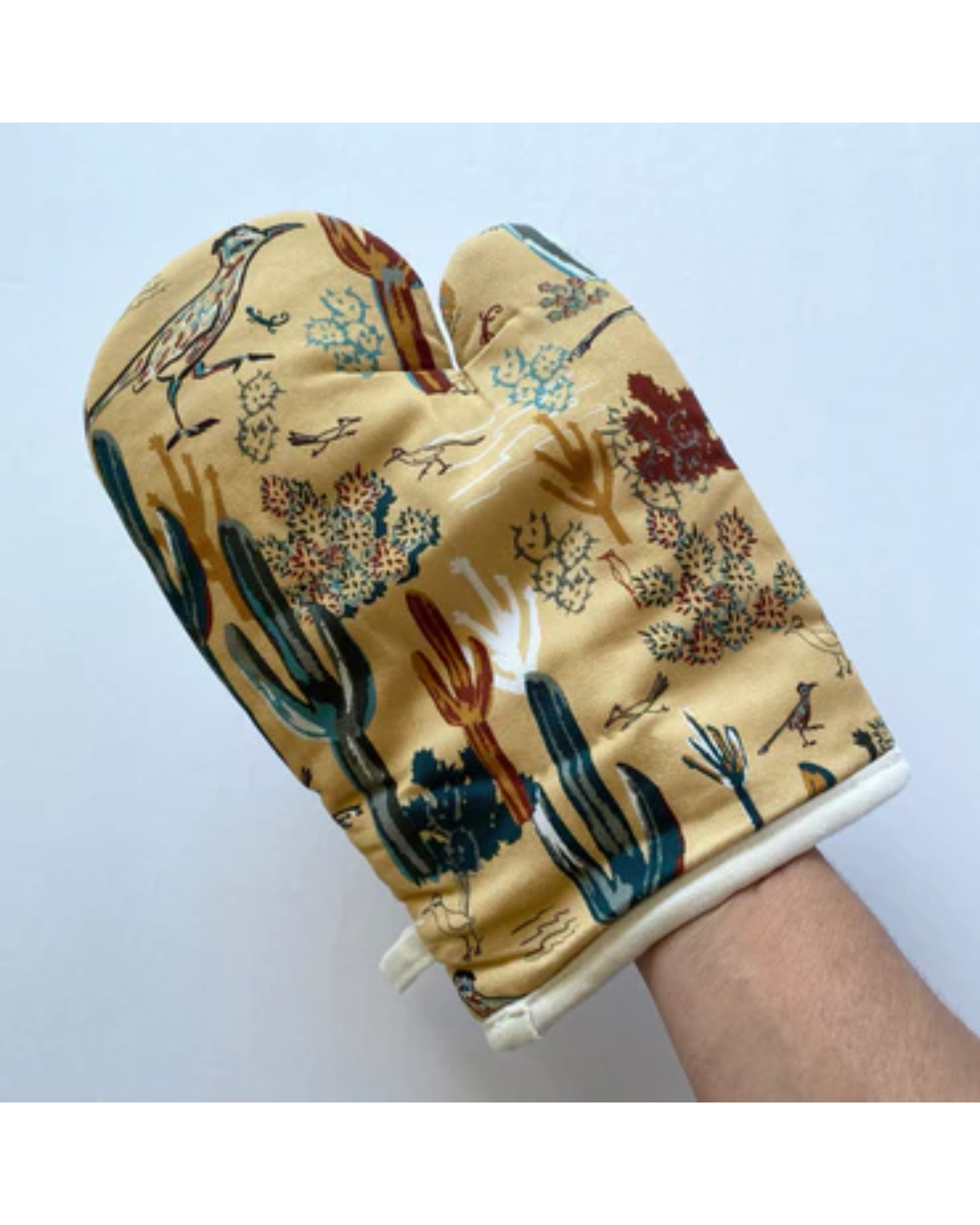 Roadrunner's Quest Cotton Oven Mitt