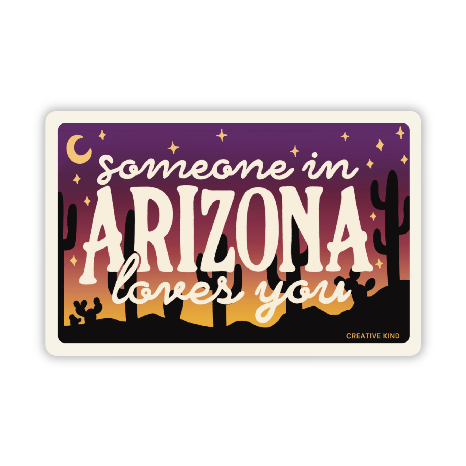 Someone In Arizona Loves You Vinyl Sticker