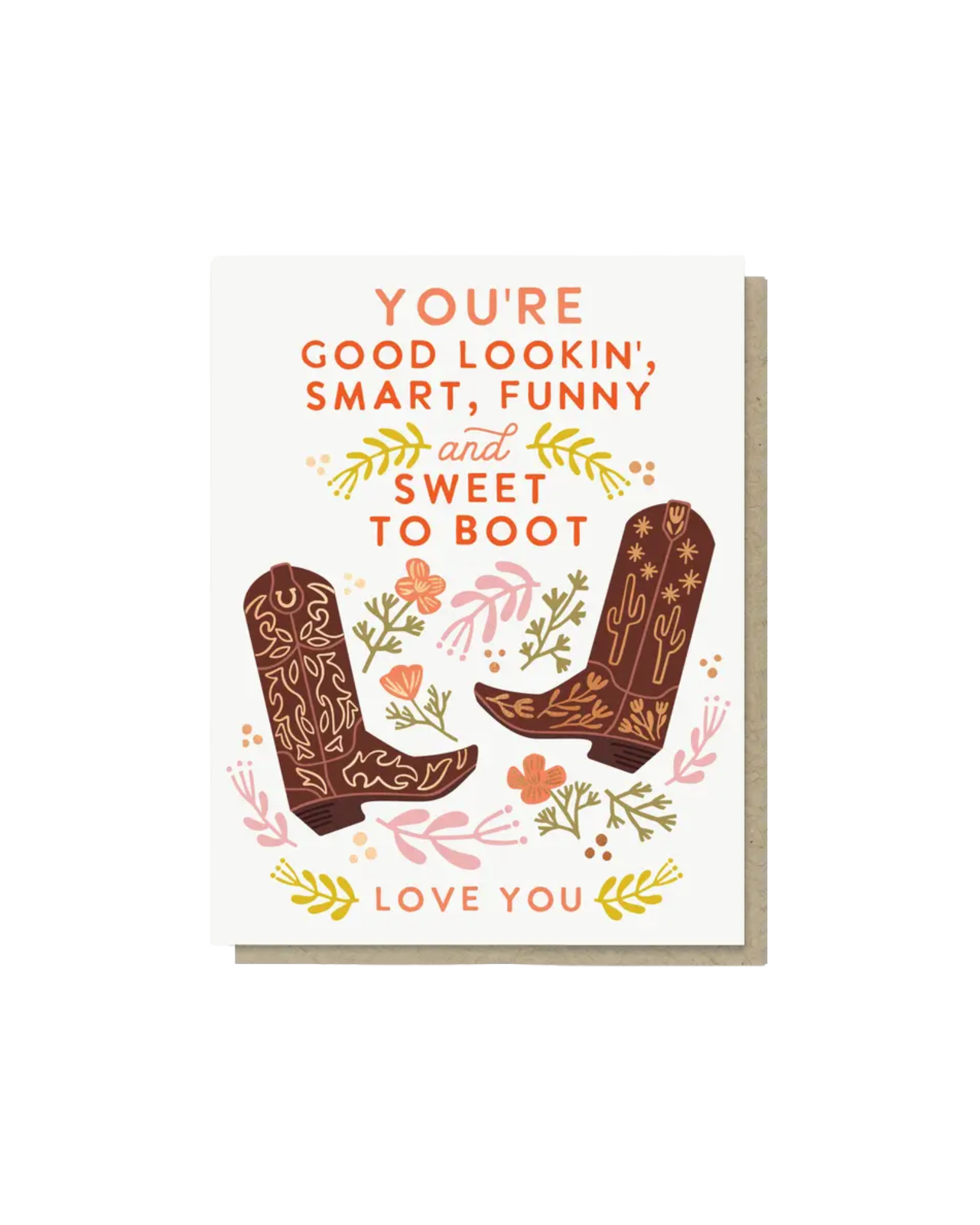 Sweet to Boot Greeting Card