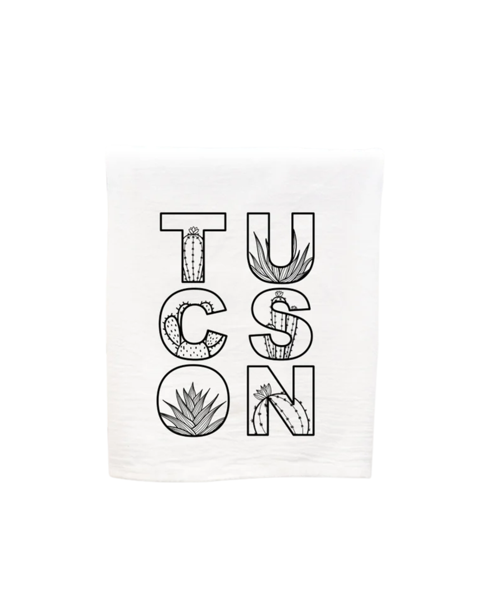 Tucson Botanical Tea Towel
