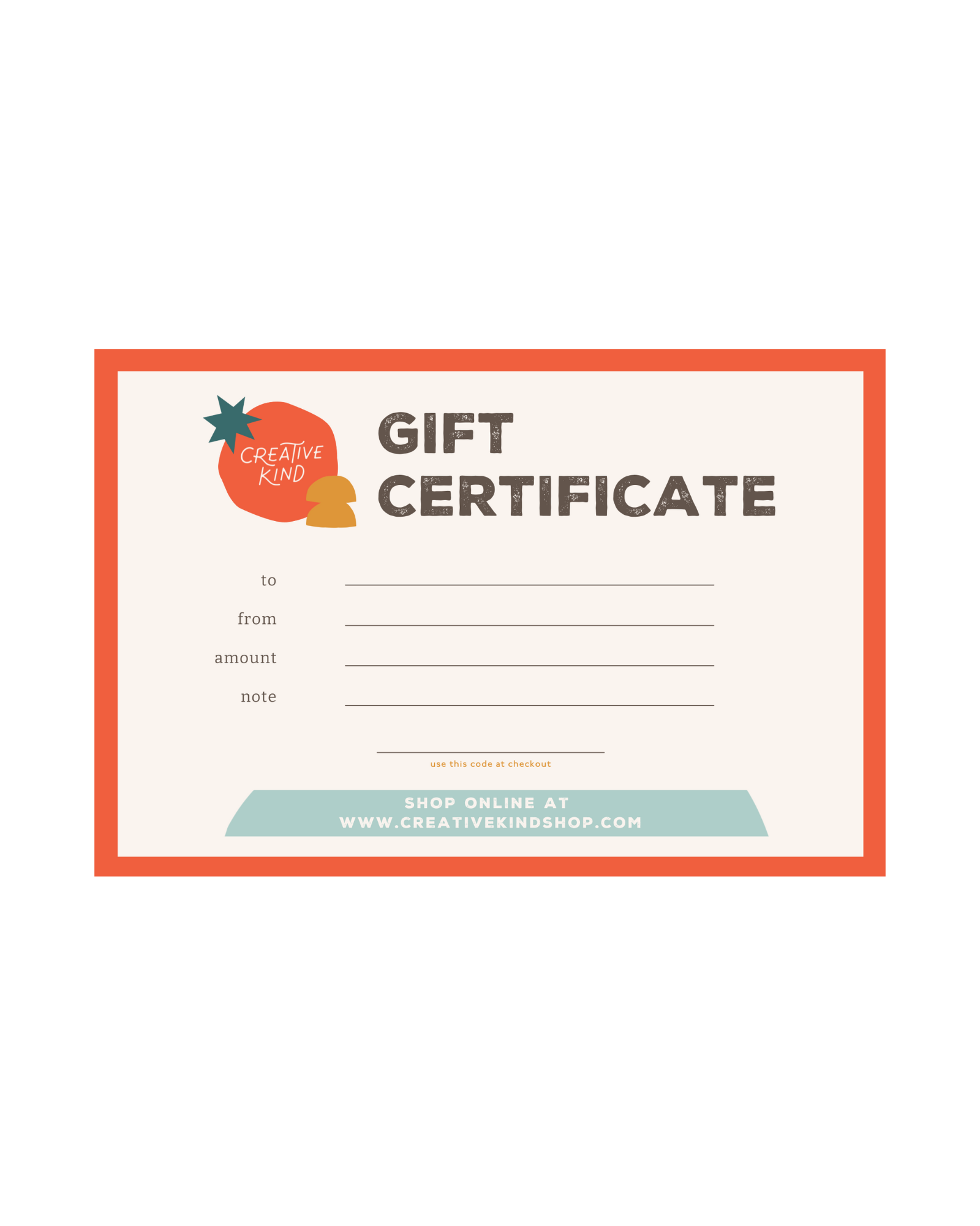 Gift Certificate