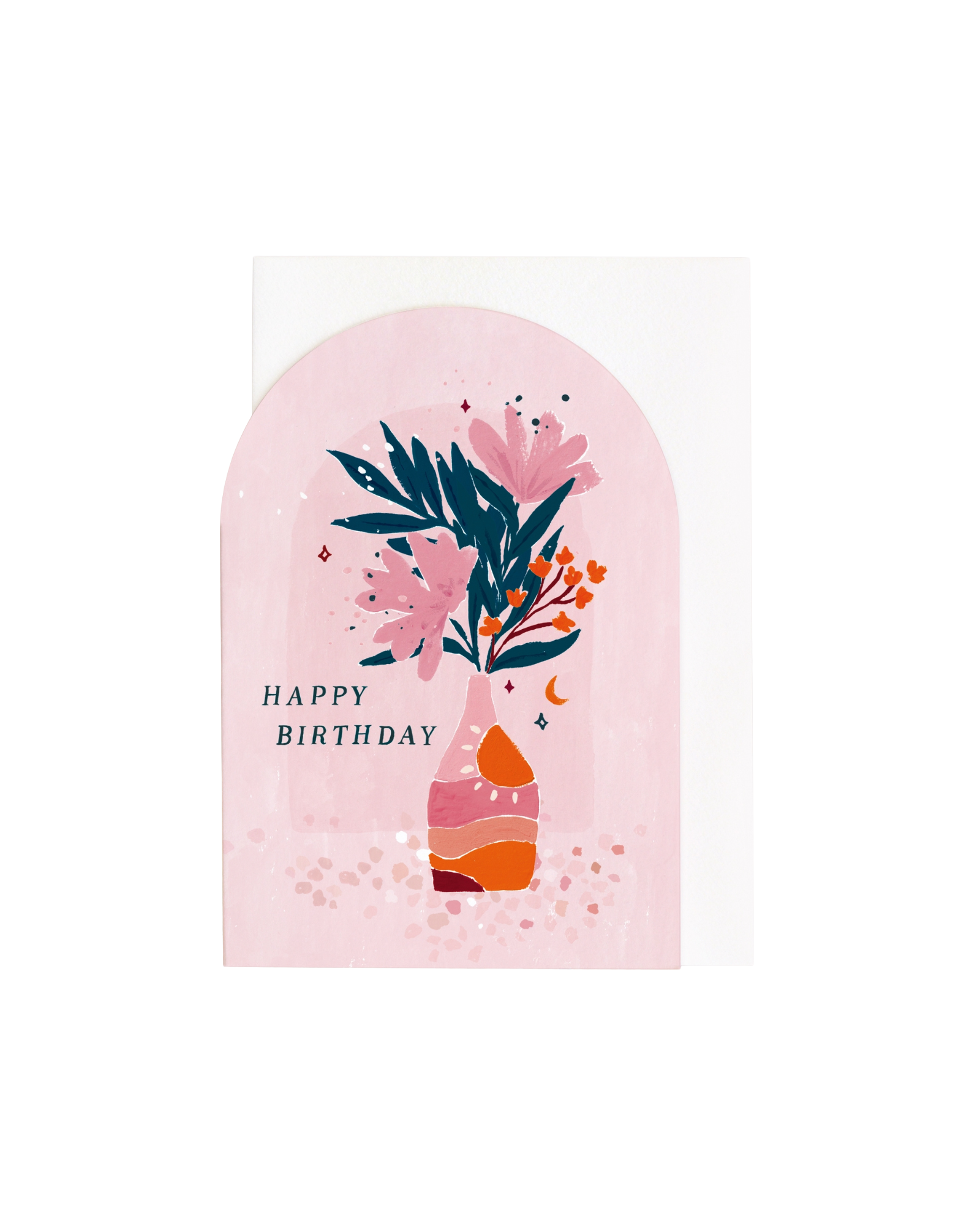Vase Birthday Greeting Card
