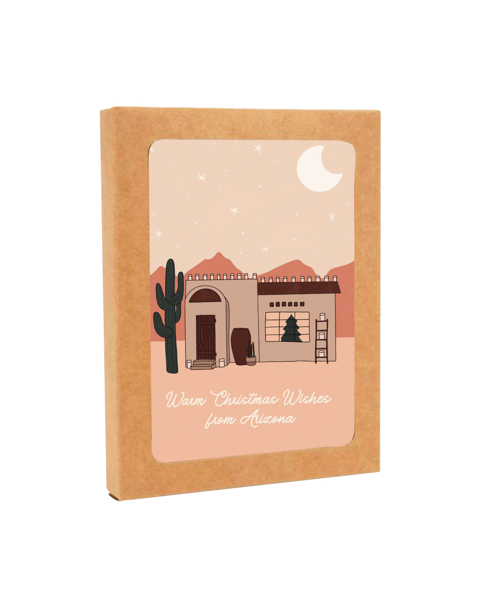 Warm Christmas Wishes from Arizona Greeting Card Box Set of 8