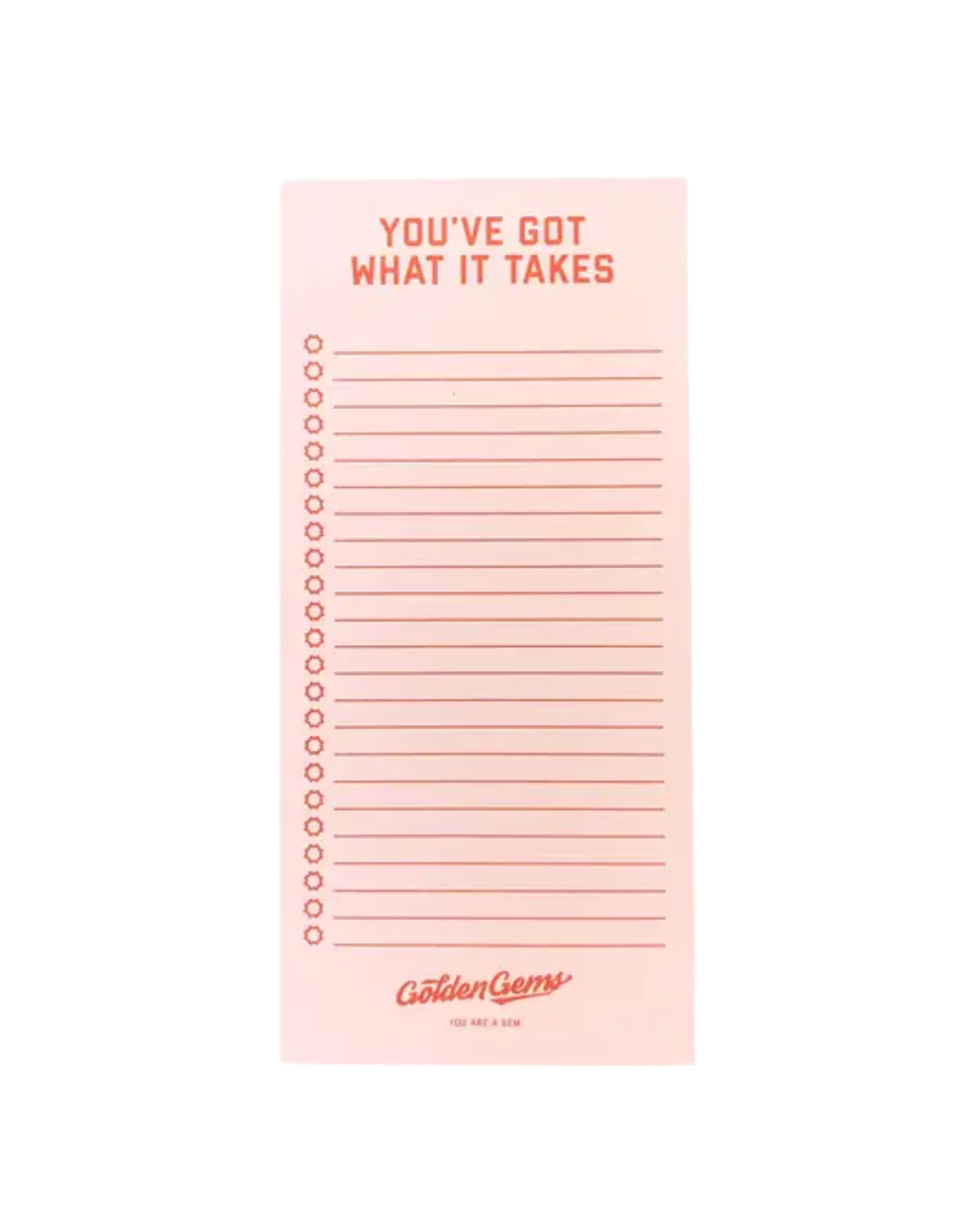 You've Got What it Takes Notepad