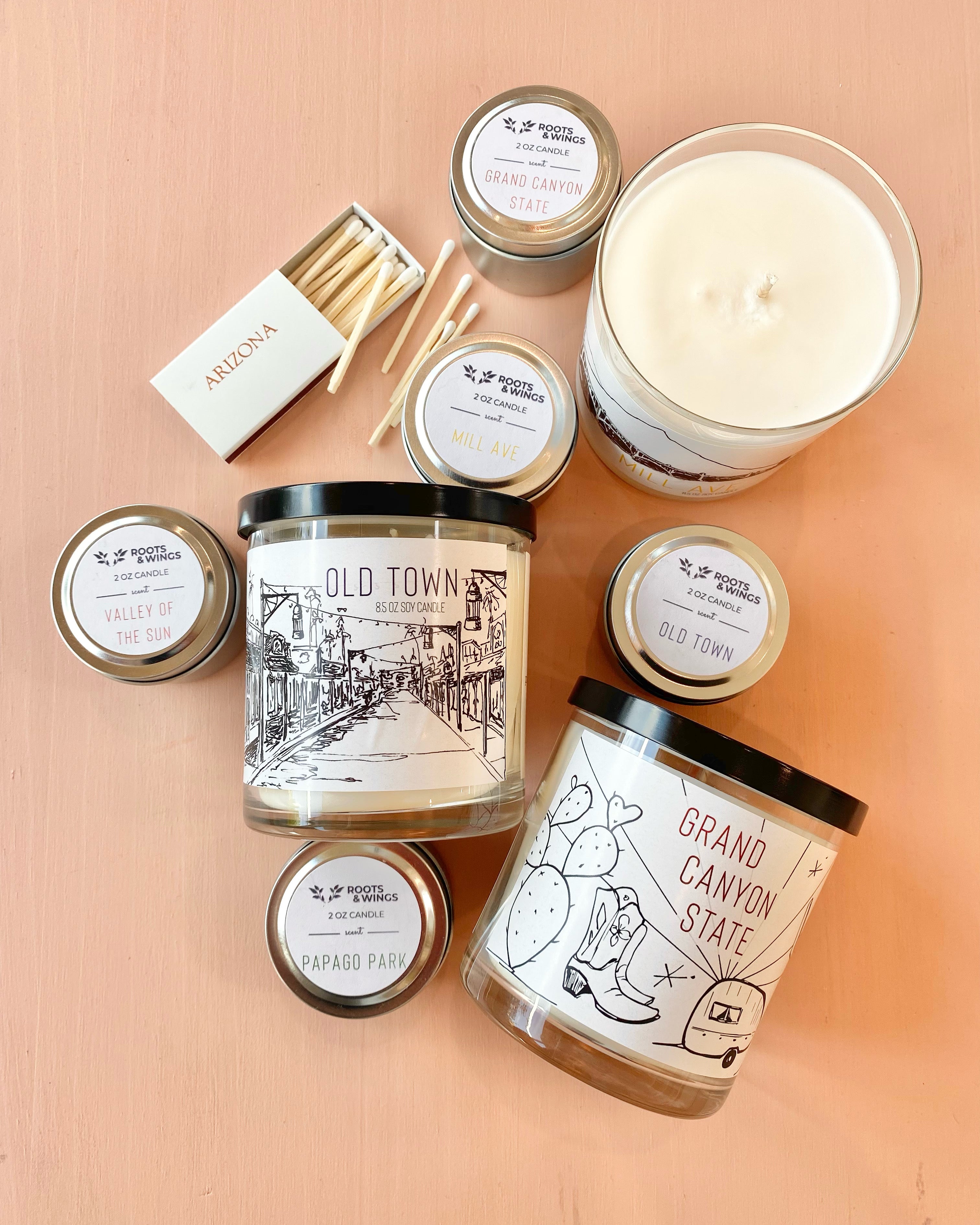 Mill Ave Travel Candle