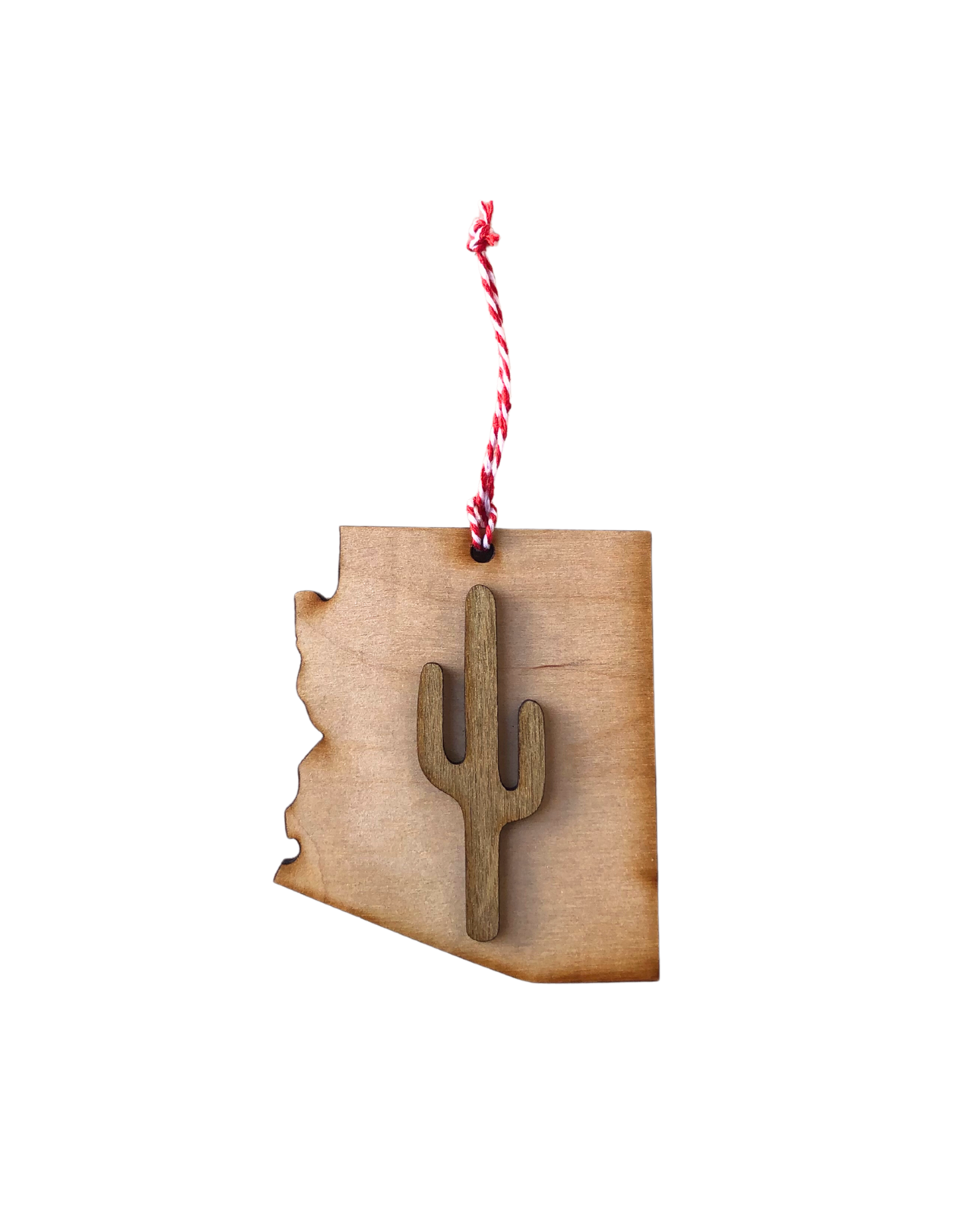 Arizona Cactus Ornament | Light | Gold Cactus
