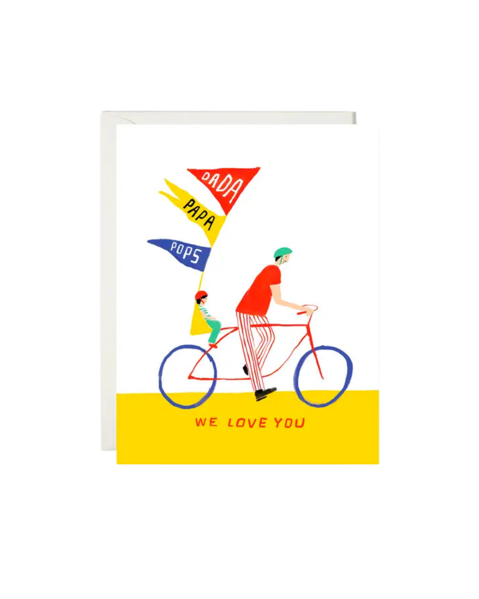 Bike Dad Greeting Card