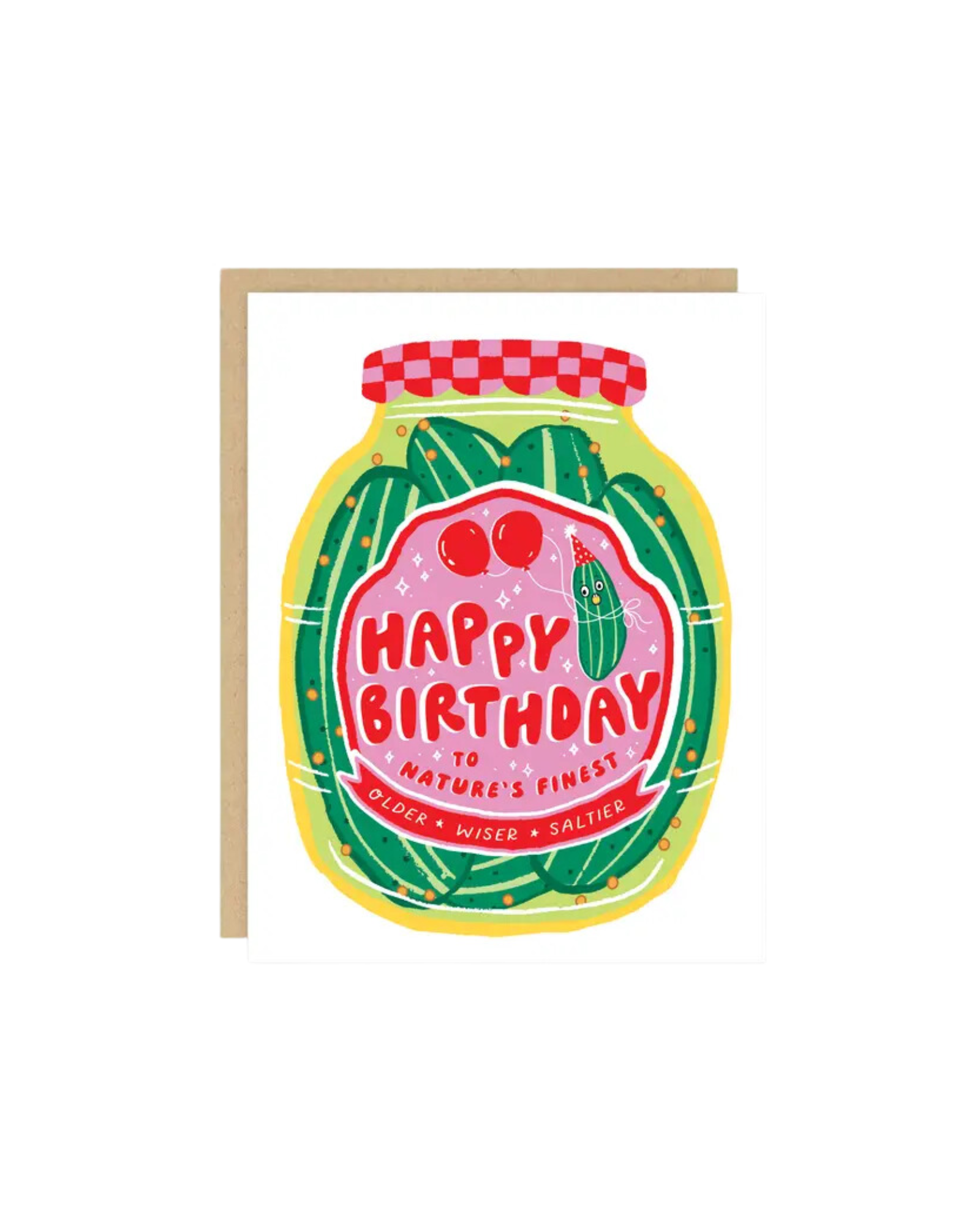 Birthday Pickles Greeting Card