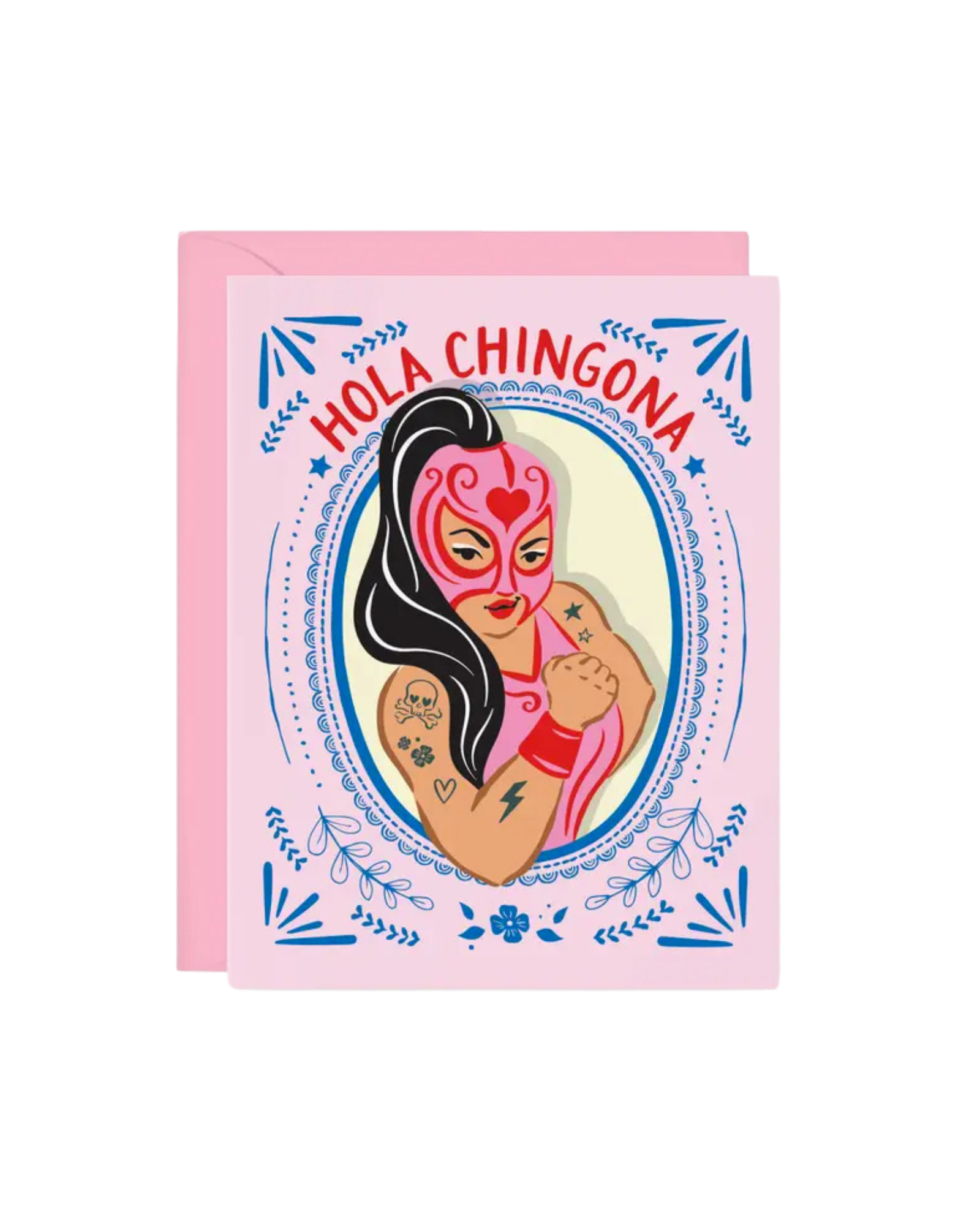 Hola Chingona Greeting Card