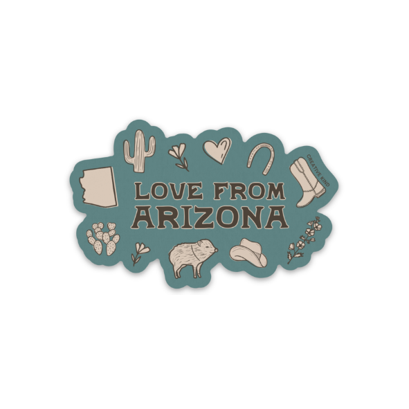 Love from Arizona Vinyl Sticker