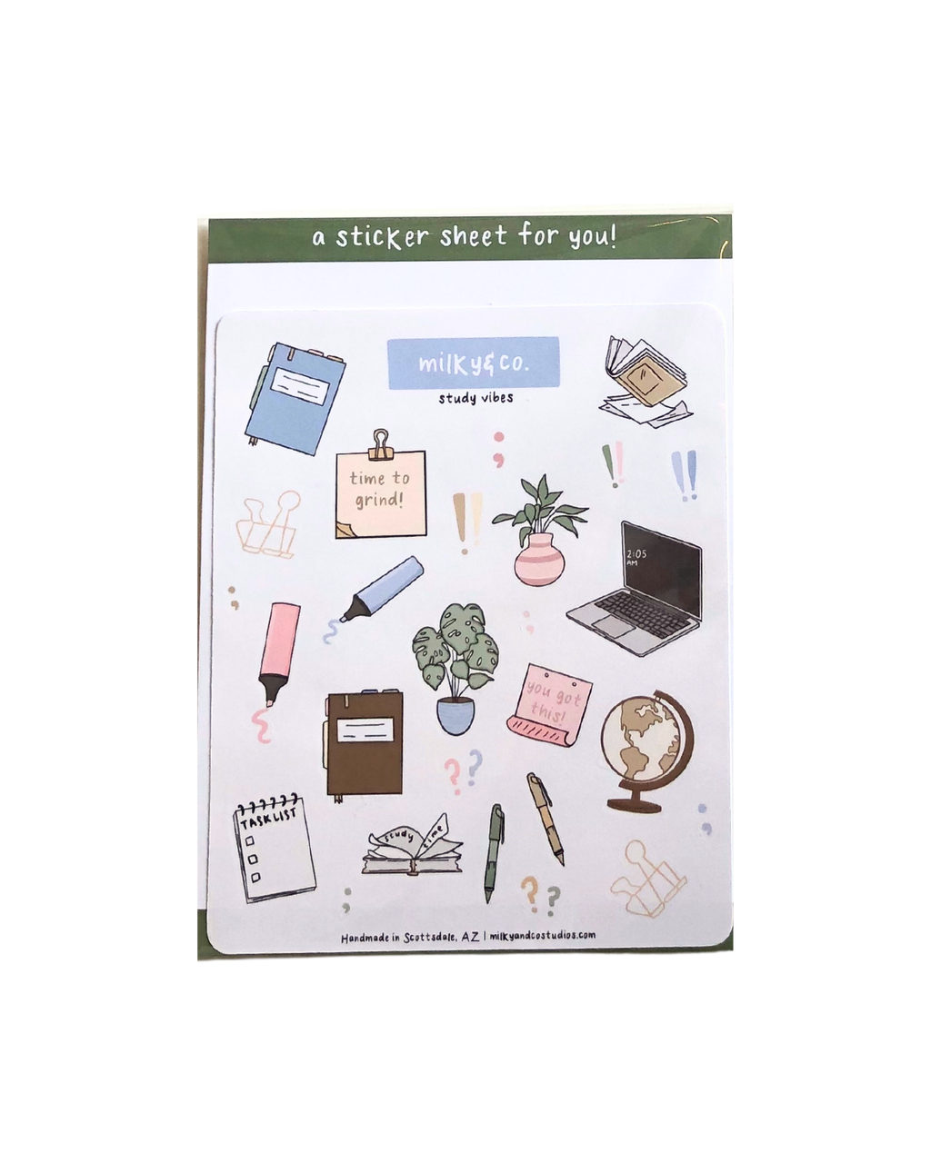 Vintage Study Sticker Sheet