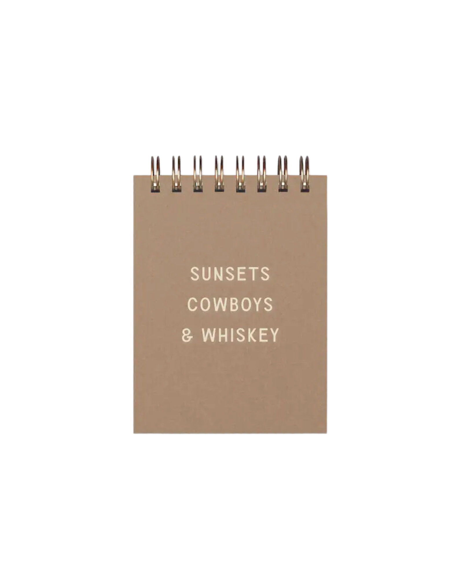Sunsets Cowboys & Whiskey Mini Jotter Notebook