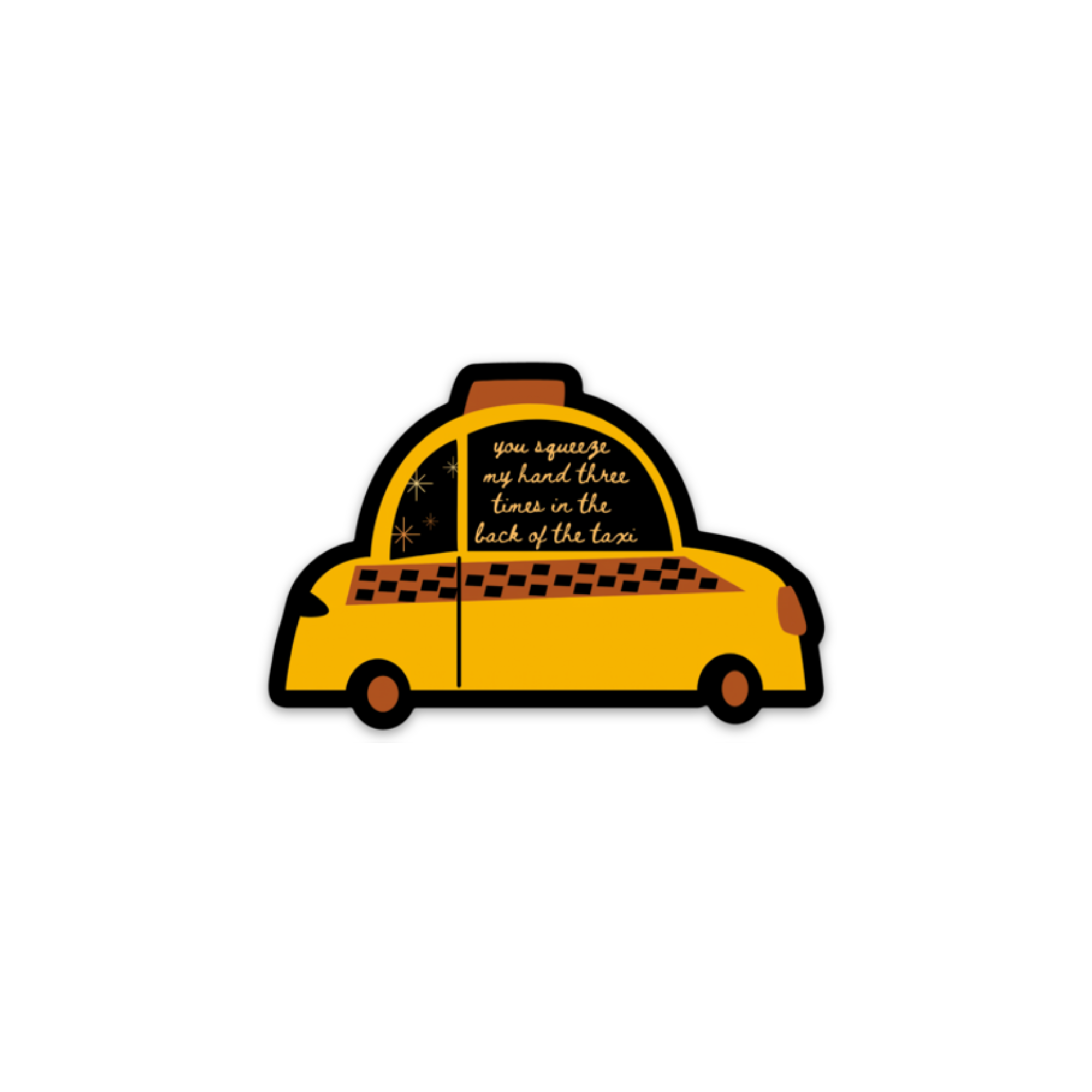 Taxi Vinyl Sticker