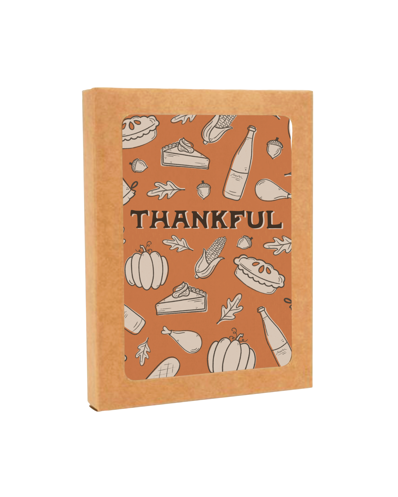 Western Sketch Thankful Greeting Card Box Set of 8