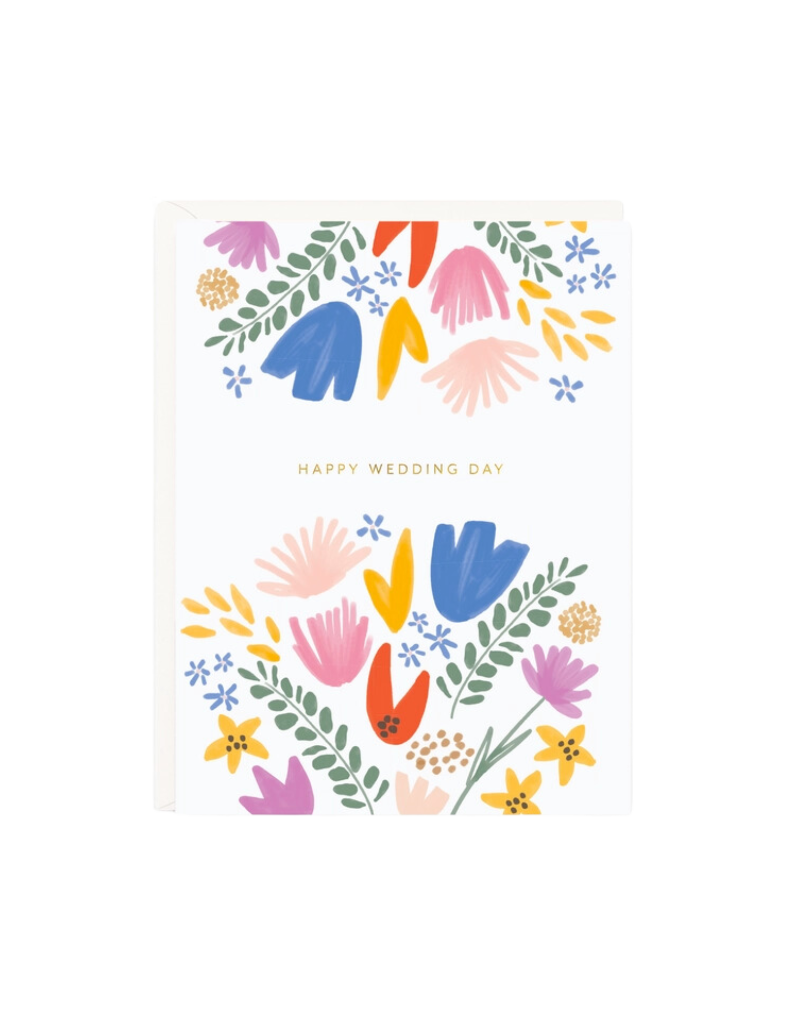 Wedding Day Florals Greeting Card